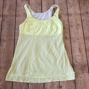 Lululemon yellow tank size 6